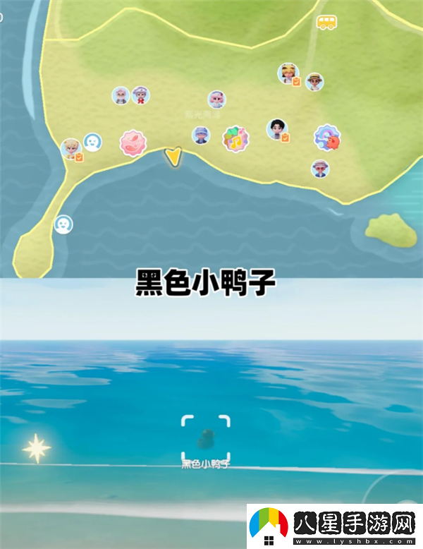 8月13日心動(dòng)小鎮小黃鴨位置和家具氣泡位置