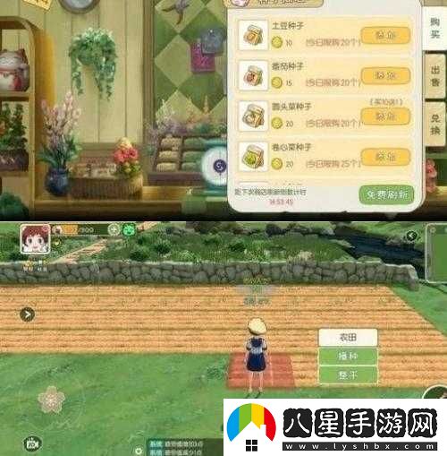 來(lái)小森世界種植農作物吧
