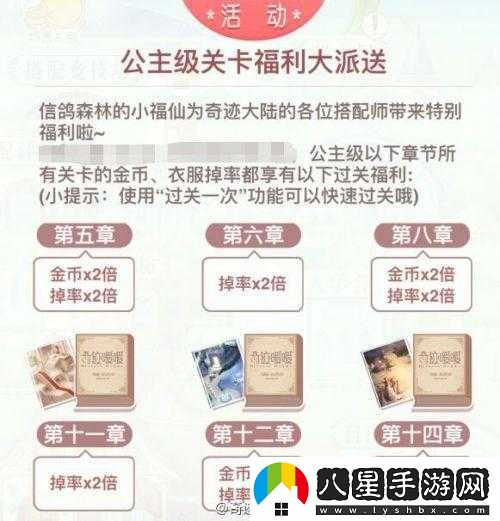 奇跡暖暖公主級雙倍活動(dòng)全解析