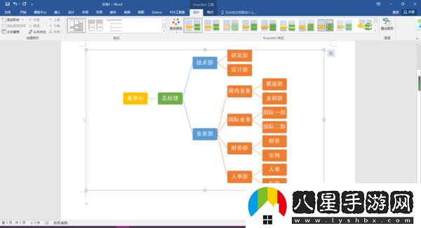 office文檔能畫(huà)層級關(guān)系圖么
