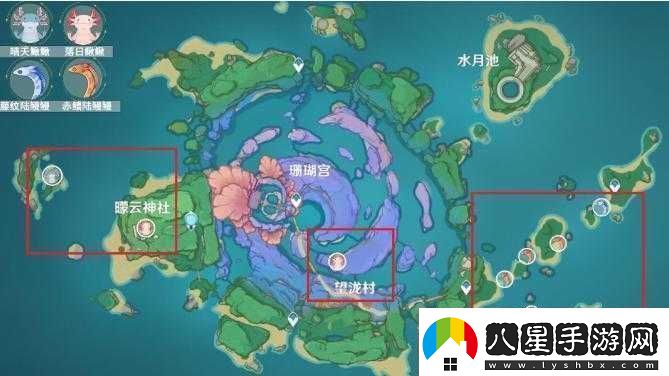 原神動(dòng)物分布圖匯總分享