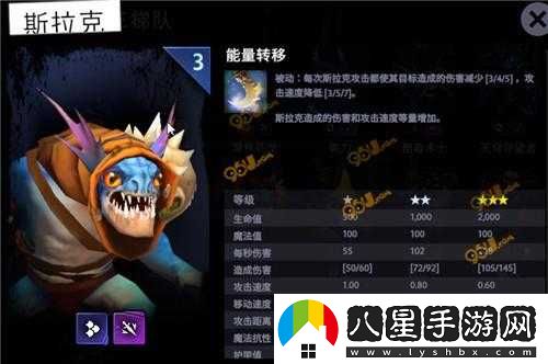刀塔霸業(yè)斯拉克圖鑒之小魚(yú)人技能與羈絆詳細解析