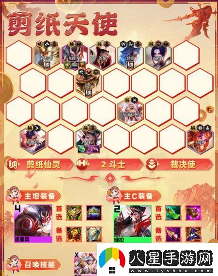 金鏟鏟之戰剪紙天使陣容推薦