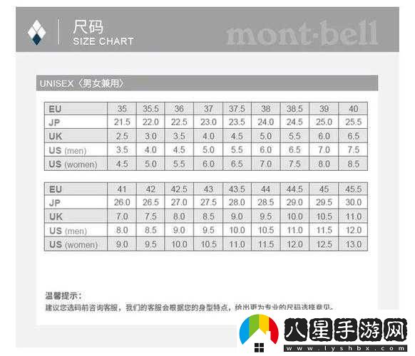 歐洲尺碼日本尺碼專(zhuān)線(xiàn)揭秘