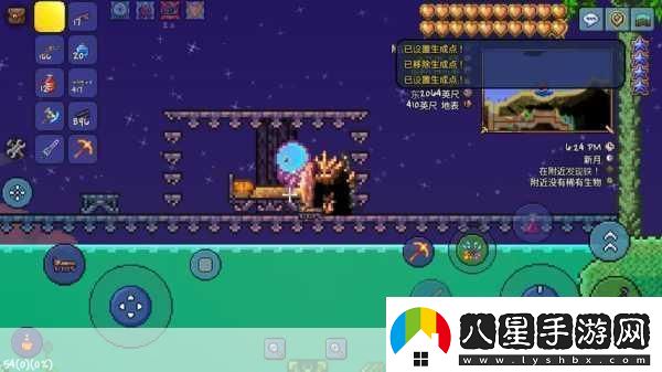 泰拉瑞亞游戲床的制作方法及復活點(diǎn)更改