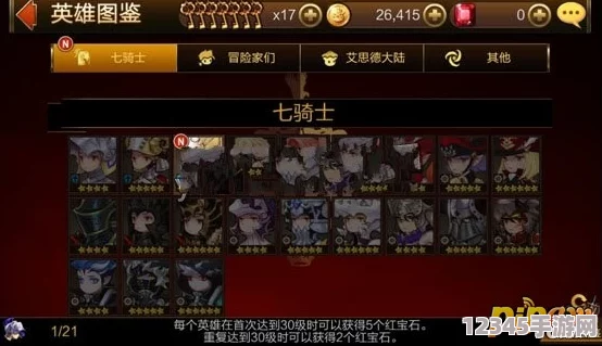 七騎士六星英雄戰力巔峰：克里斯榮耀登頂，最新排行重塑戰場(chǎng)格局