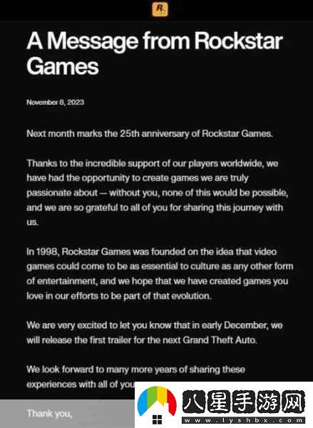GTA6發(fā)行商財報會(huì )議在即