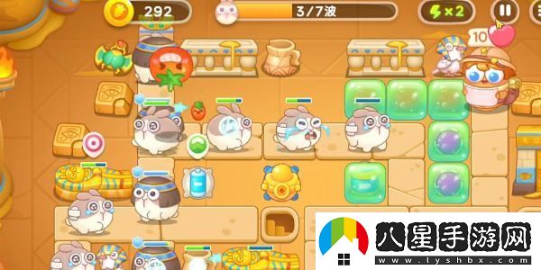 保衛蘿卜4法老歸來(lái)第51關(guān)攻略