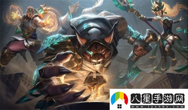 lol沙之守護瑞茲皮膚特效展示