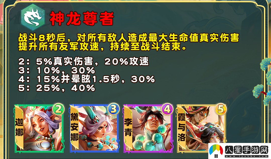 金鏟鏟之戰S11天龍之子羈絆介紹