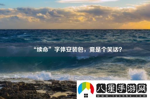 “續命”字體安裝包