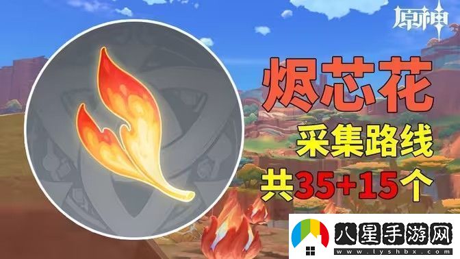 原神燼芯花采集路線(xiàn)