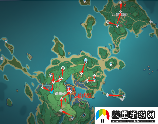原神5.0鬼兜蟲(chóng)采集路線(xiàn)