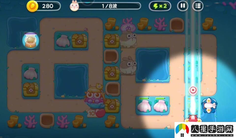 保衛蘿卜4海的閨女第58關(guān)怎么完美通關(guān)