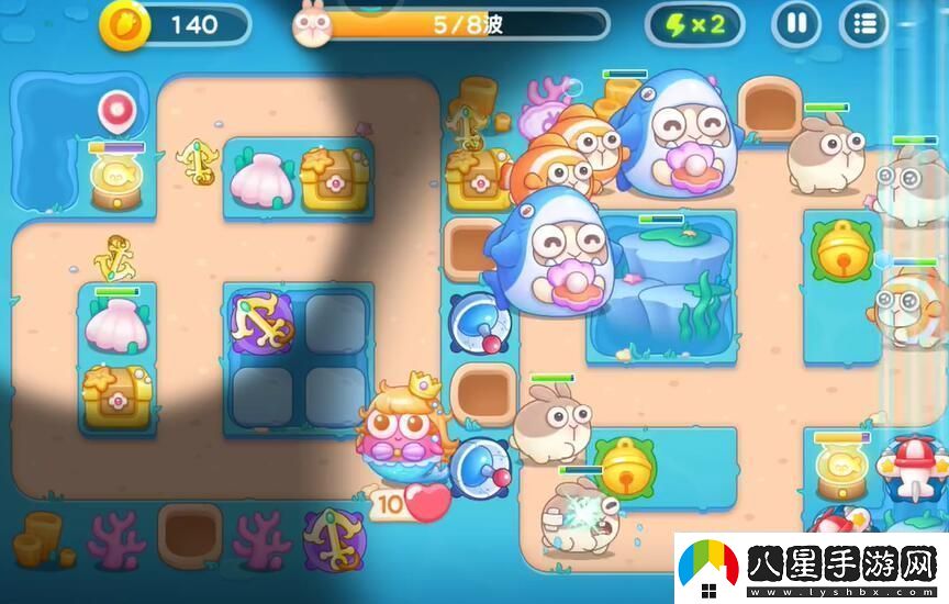 保衛蘿卜4海的閨女第58關(guān)怎么完美通關(guān)