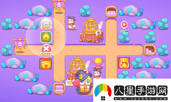 保衛蘿卜4阿波與魔法寶藏第57關(guān)通關(guān)攻略