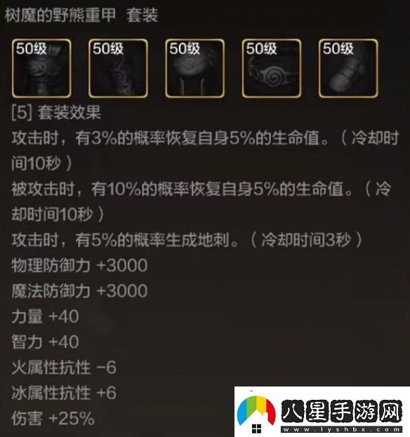 地下城與勇士起源樹(shù)魔的野熊套裝效果