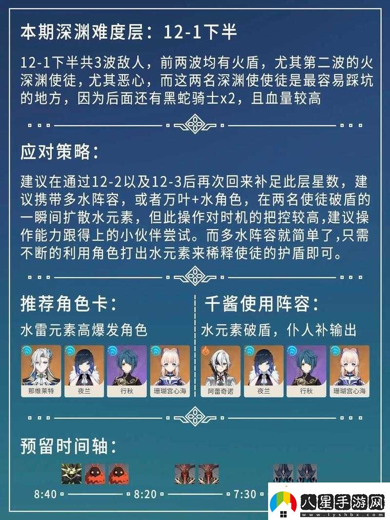 原神3.3版本深淵11、12層滿(mǎn)星挑戰攻略