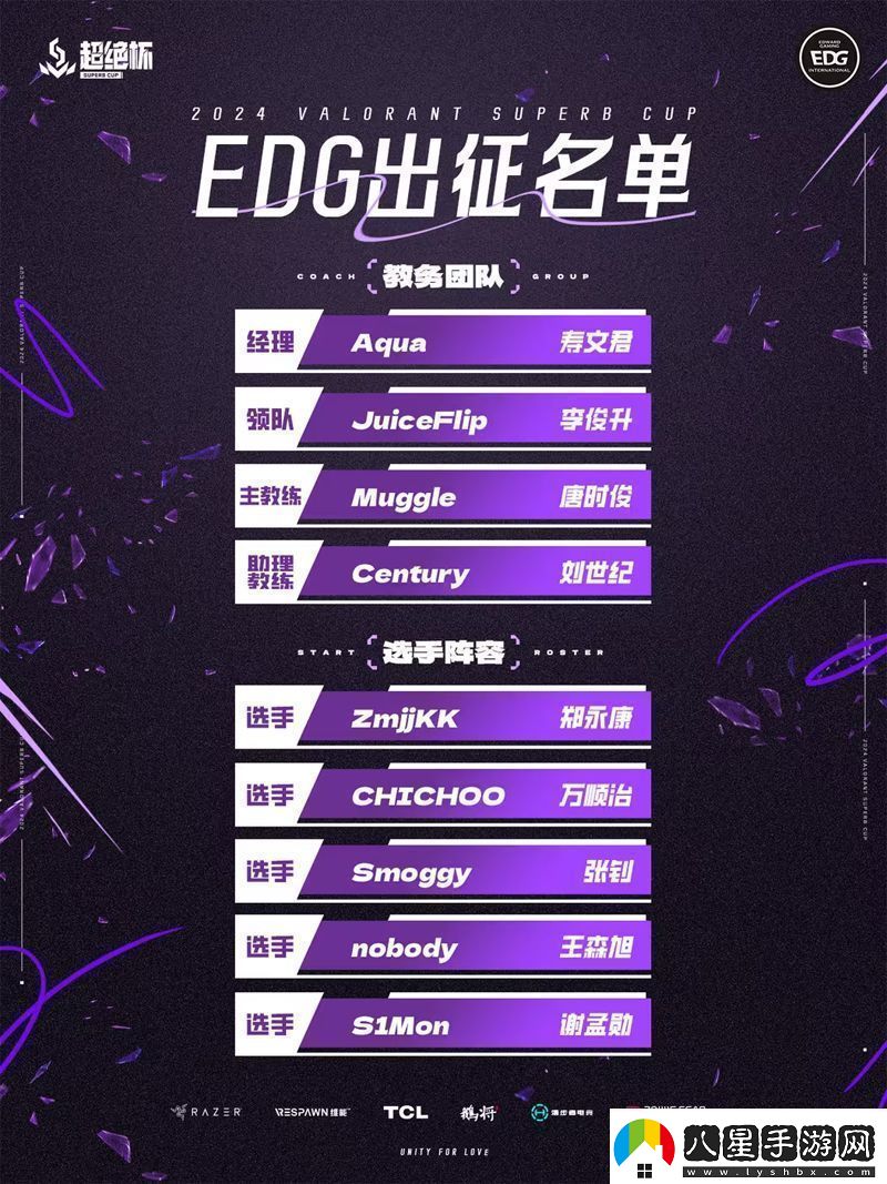 EDG官宣SUPERB超絕杯職業(yè)賽的參賽大名單！