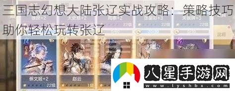 三國志幻想大陸張遼實(shí)戰攻略