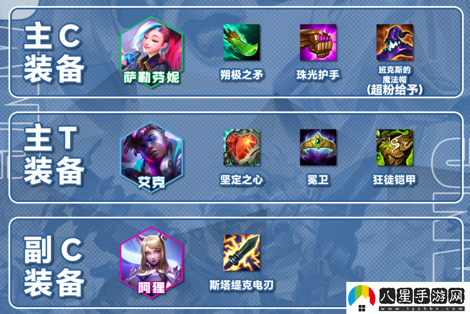 金鏟鏟之戰薩勒芬妮主C陣容攻略