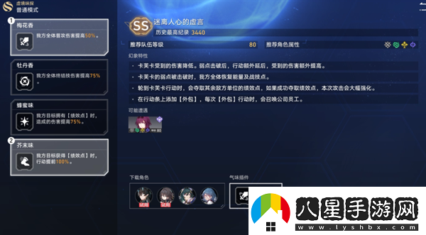 崩壞星穹鐵道1.6虛境味探第二關(guān)怎么過(guò)