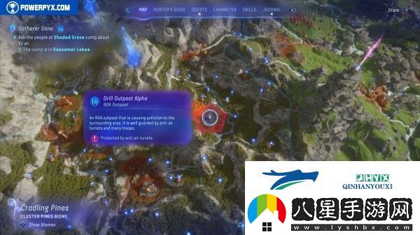 阿凡達潘多拉邊境全RDA哨站位置分享