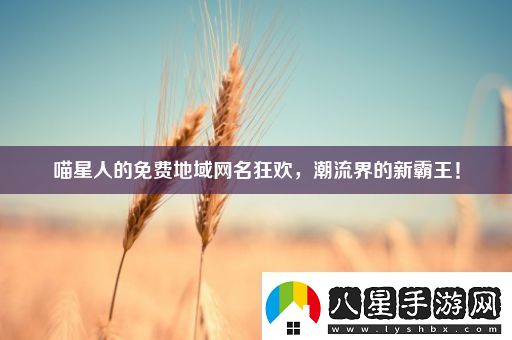 喵星人的免費地域網(wǎng)名狂歡潮流界的新霸王！