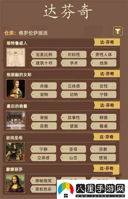 名畫(huà)展畫(huà)作標簽指南合集