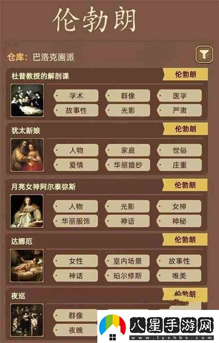 名畫(huà)展畫(huà)作標簽指南合集
