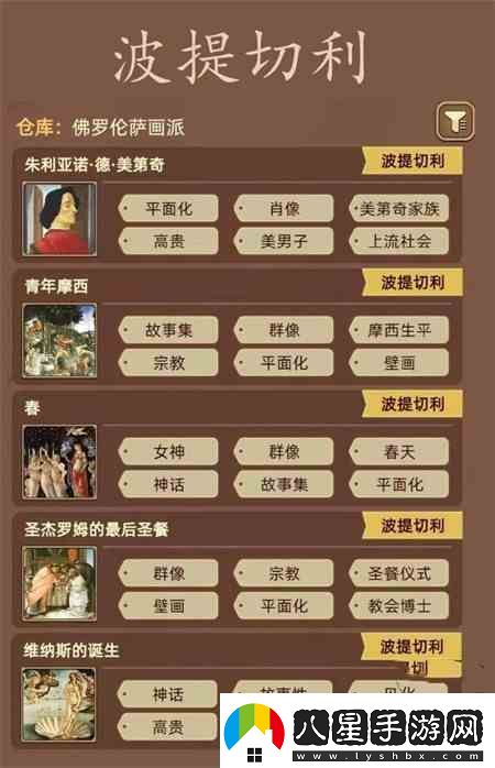 名畫(huà)展畫(huà)作標簽指南合集