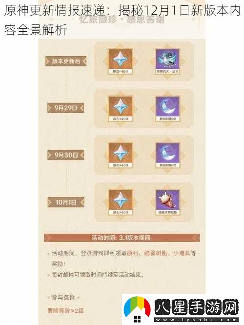 原神更新情報速遞