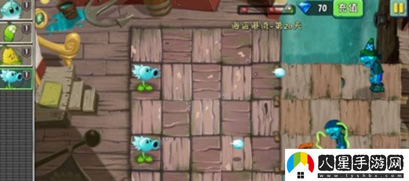 植物大戰僵尸2pvz2海盜港灣第20天怎么打