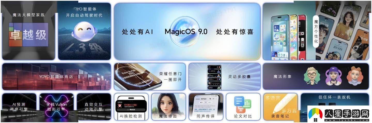 榮耀多款機型迎來(lái)MagicOS