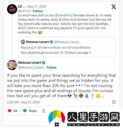 寂靜嶺2：重制版通關(guān)時(shí)間揭秘，玩家需要花費16_18小時(shí)才能完成全部?jì)热?></p> <p> 據HowLongToBeat統計，2001年發(fā)售的原版寂靜嶺2如果只專(zhuān)注于主線(xiàn)故事，大約需要9個(gè)小時(shí)。如果選擇完成可選內容，則需要10個(gè)小時(shí)。如果想100%完成原版寂靜嶺2，大約需要16個(gè)小時(shí)。 </p>            </div>
            <div   class=