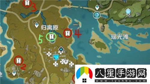 原神歸離四個(gè)圓盤(pán)位置在哪