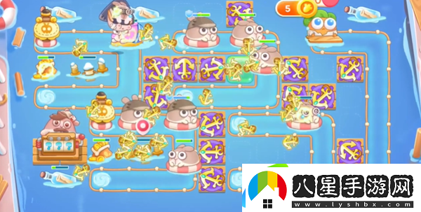 保衛蘿卜4暖暖湯泉第8關(guān)攻略