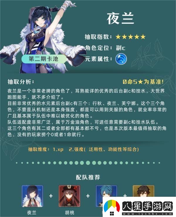原神4.8卡池角色抽哪個(gè)角色好原神4.8卡池角色抽取建議一覽