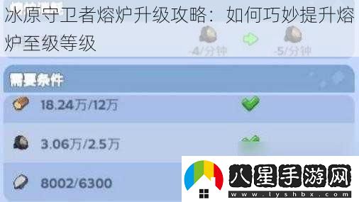 冰原守衛者熔爐升級攻略