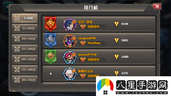 葉草劇場(chǎng)巔峰競技場(chǎng)強者排行節奏榜覽