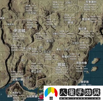 絕地求生刺激戰場(chǎng)沙漠地圖哪里最肥
