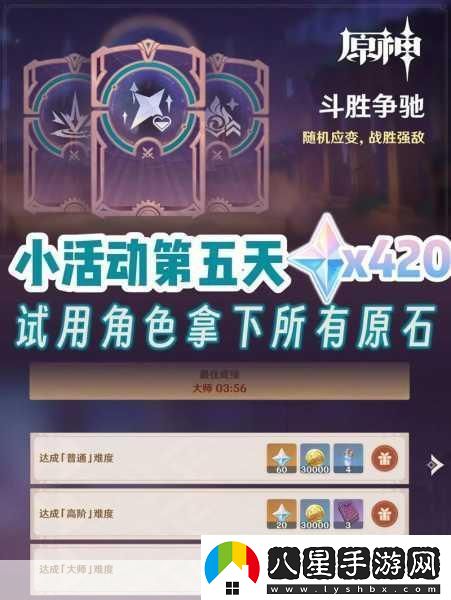 原神斗勝爭馳第三關(guān)烈焰花般燃燒大師難度保姆級攻略
