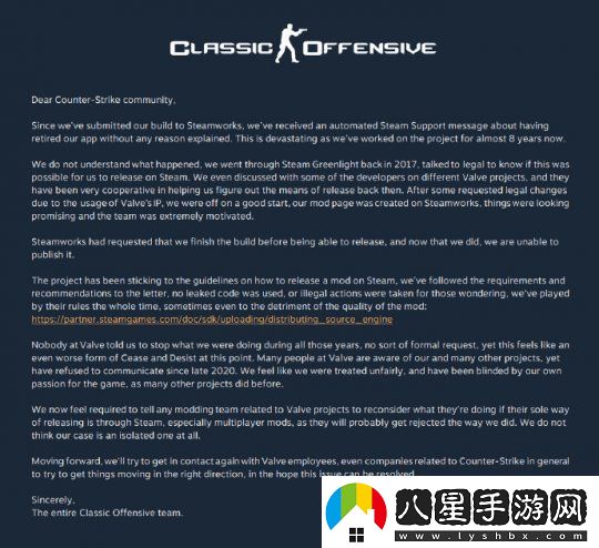 CS開(kāi)發(fā)8年mod被叫停；使命召喚新皮膚因太醒目惹爭議