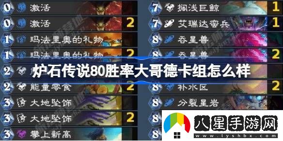 爐石傳說(shuō)80勝率大哥德卡組怎么玩