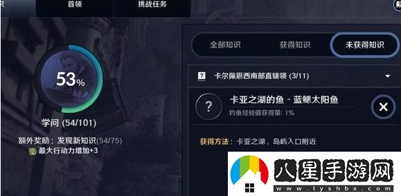 黑色沙漠卡亞之湖的魚(yú)位置介紹