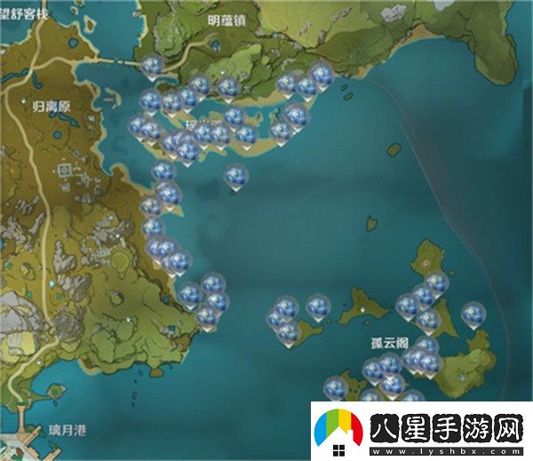 原神星螺分布圖采集路線(xiàn)最優(yōu)推薦