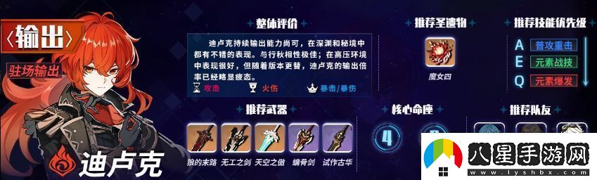 原神6主C哪個(gè)厲害6版本主C角色強度排行