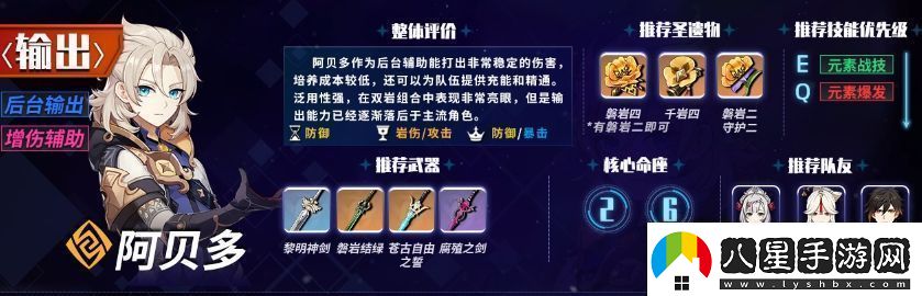 原神6主C哪個(gè)厲害6版本主C角色強度排行