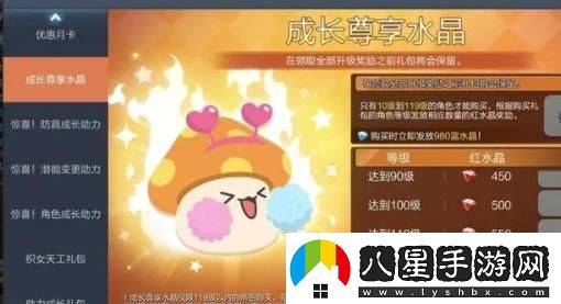 冒險島楓之傳說(shuō)成長(cháng)尊享水晶值得買(mǎi)嗎