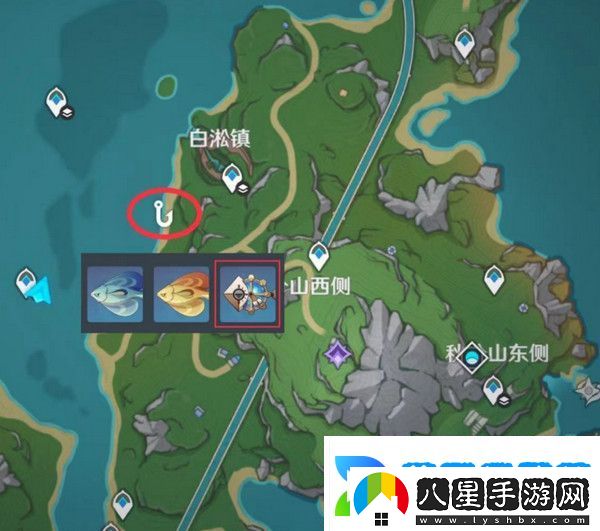 原神灰河渡手釣魚(yú)地點(diǎn)分布圖